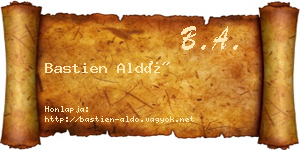 Bastien Aldó névjegykártya